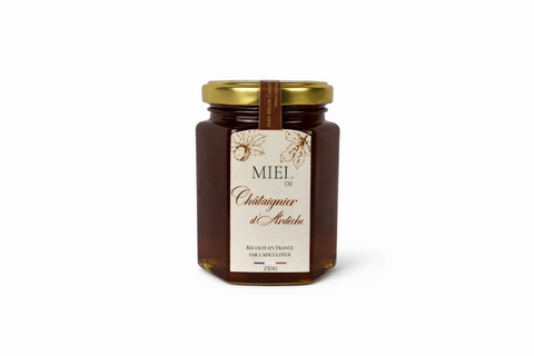 pot de miel de châtaignier - Miel local - artisanal